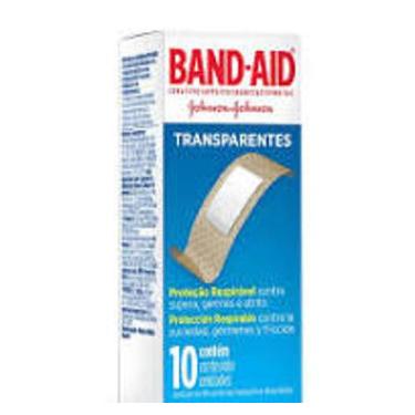 Imagem de Curativo Adesivo Johnson & Johnson Band-Aid Transparente 1 Caixa, C/10