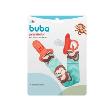 Imagem de Prendedor de Chupeta Buba Baby Macaquinho - Buba 12048