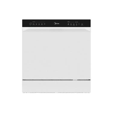 Imagem de Lava-Louças Midea Touch Plus MDWTF08W1 8 Serviços Branco Painel Digital 110V