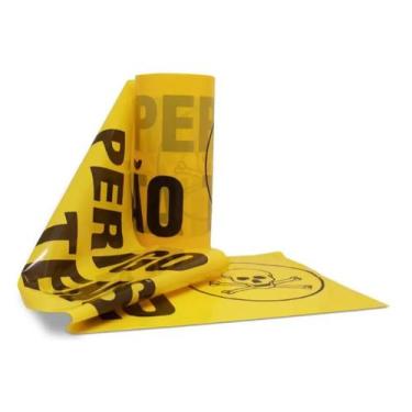 Imagem de Faixa perigo alta tensão 25cm x 50mt x 0,08 - Primeform