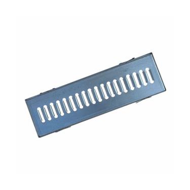 Imagem de Ralo Grelha Linear GEZ002OM com Caixilho em Aco Galvanizado 15x50cm para Areas Externas Inox Ouro Minas