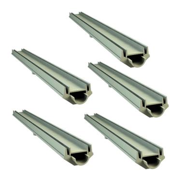 Imagem de Kit 5 Grelha Invisivel Rebaixada 3277X5GDA Captação Agua Pluvial Caixa Coleta Bege GDA Industria e Distribuidora