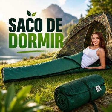 Imagem de Saco de Dormir com Zíper FA Maringá Solteiro 75x192 Acampamento Pesca 