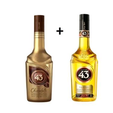 Imagem de Kit 2 Licor Diego Zamora 43 700ml Tradicional+Chocolate