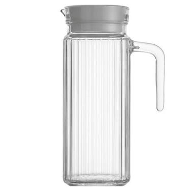 Imagem de Jarra de Vidro Com Tampa 1,1L Bebidas Água Suco - LANTY
