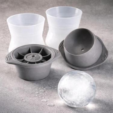 Imagem de Vittak Kit Formas de Gelo Esfera Grande em Silicone para Drink Whisky,