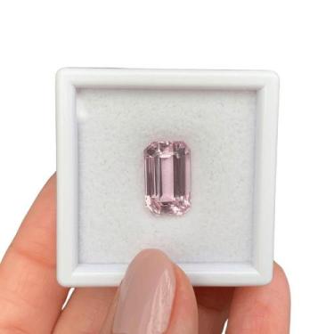 Imagem de Kunzita Rosa Retangular Baguete 9,19ct - ENE2ESE