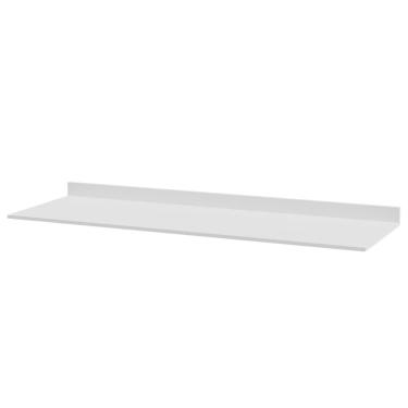 Imagem de Tampo para Balcão Tampo 160 MDP 15mm com Acabamento BP 160cm Branco Milani Movelaria
