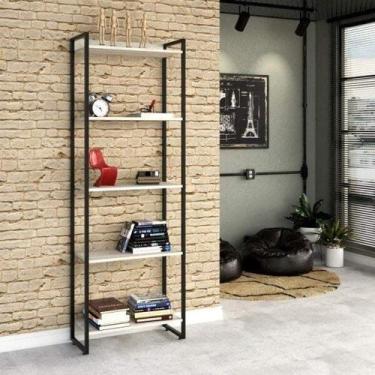Imagem de Estante Multiuso 5 Prateleiras 60CMX187CM Dynamica Branco/Snow - Compa