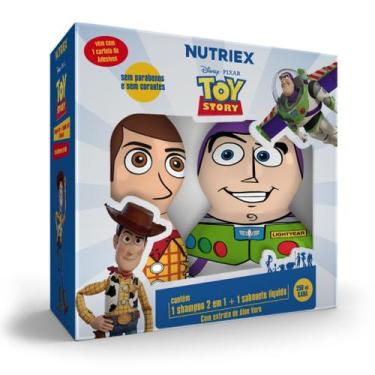 Imagem de Kit Toy Story Shampoo 2 em 1 250ml Sabonete Líquido 250ml Infantil Nut