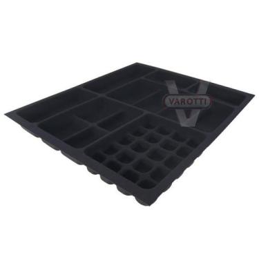 Imagem de Porta Joias Aveludado PJ-09 Moldplast, Preto, 525 mm