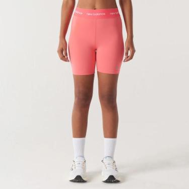 Imagem de Short New Balance Sports Essentials Active, Rosa, P