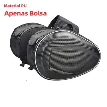 Imagem de Bolsas De Selim Impermeáveis Para Capacete De Moto E Capa De Chuva Par