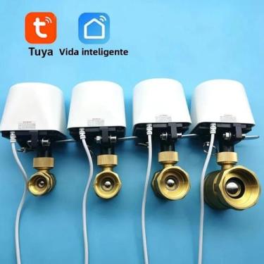 Imagem de Controlador De Irrigação Inteligente Com Bateria Recarregável Tuya Zig
