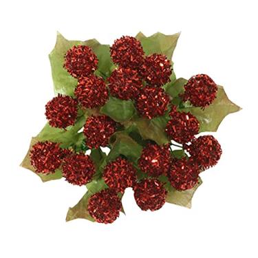 Imagem de Magizi by Tuut, Enfeite Para Guirlanda Glíter Mini Balls, Vermelho, 13cm