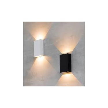 Imagem de Arandela Led Boreal La-125 2 Fachos 3000k Bivolt Aberto/Aberto - Led Art | Branco