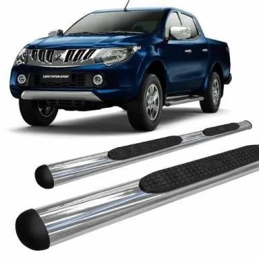 Imagem de ESTRIBO L200 Triton 2017 a 2020 OVAL OBLONGO CROMADO