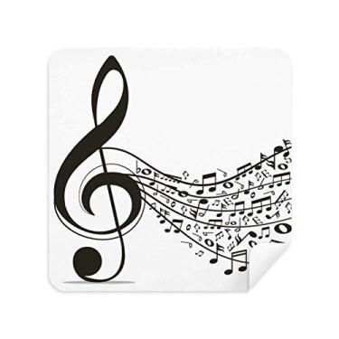 Imagem de Flappg – Tecido de camurça com notas musicais e agudos, 2 peças