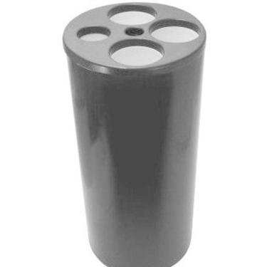 Imagem de Lixeira De Copo Descartável Com 5 Tubos Água Café E Palhetas