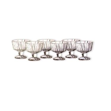 Imagem de Conjunto 6 Taças Para Sobremesa De Vidro Galaxy 300Ml -Wincy