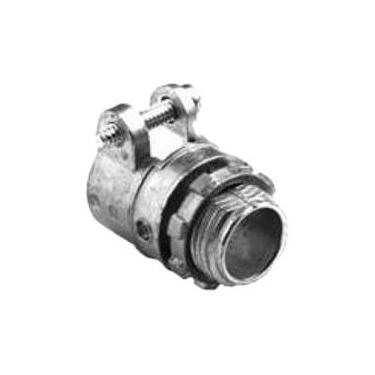 Imagem de Conector de compressão de conduíte de metal flexível Bridgeport, 1-1/4-Inch