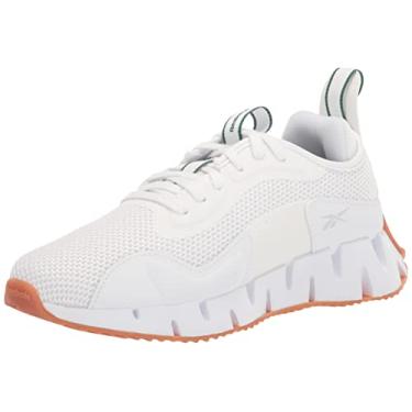 Imagem de Reebok Tênis feminino Zig Dynamica, Branco/trevo verde/cinza puro, 34