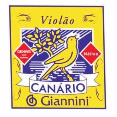 Imagem de Encordoamento Para Violão Nylon Com Bolinha Canario Gianini - Giannini