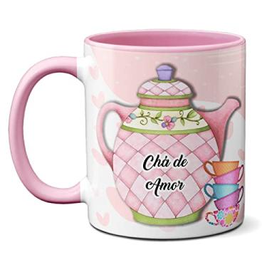Imagem de Caneca Com Chá De Amor Mavó Minha Mãezinha e Avó (Rosa)