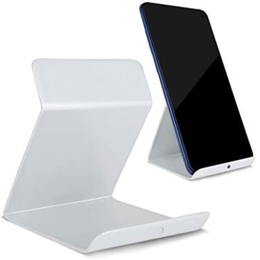 Imagem de Suporte de Celular Smartphone e Tablet para Mesa Universal em Aço Vexus - Branco