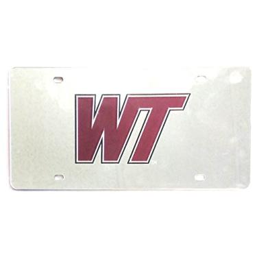 Imagem de WinCraft West Texas A&M S16660 Placas de licença acrílica clássica