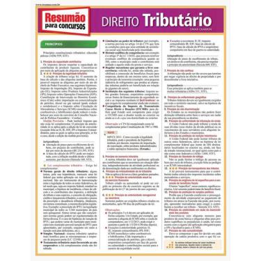 Imagem de Resumao - Concursos - Direito Tributario