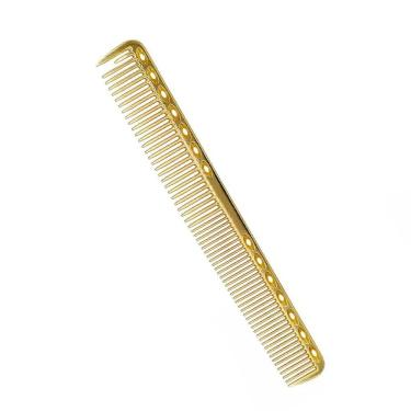 Imagem de Pente de Metal Anti Estático Inoxidável Dourado 17,8 cm