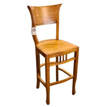 Imagem de Banqueta Alta Bistrô VAN em Verniz PU de Jequitibá