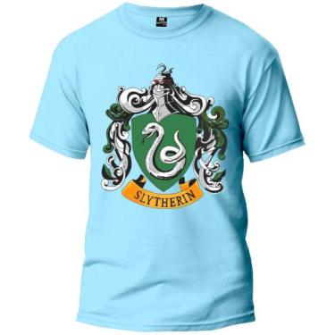 Imagem de Camiseta Harry Potter Sonserina Básica Malha Algodão 30.1 Masculina E