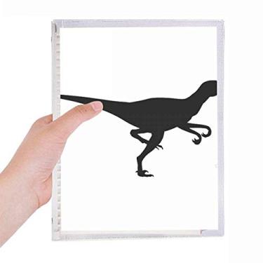 Imagem de Caderno em miniatura de ossos de dinossauro, folhas soltas, recarregável, diário de papelaria