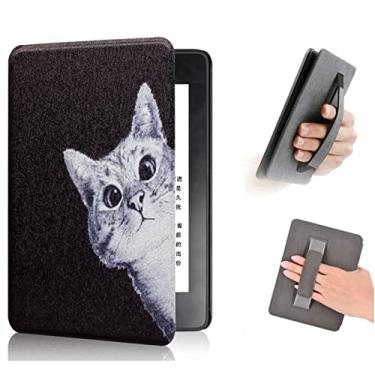 Imagem de Capa leve com alça de mão para o Kindle de 11ª geração, modelo (C2V2L3) lançado em 2022. com ativação automática - hibernar, não para a 11ª geração do Kindle Paperwhite