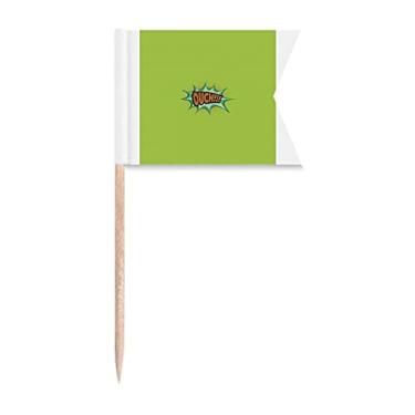 Imagem de Boom Dialog Desenho Art Deco Presente Fashion Palito de Dentes Marcação para Festa Bolo Comida Prato de Queijo