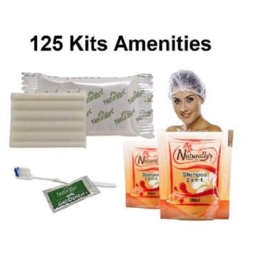 Imagem de Kit Amenities Hotel, Motel Ou Pousada - 4 Itens - 125 Kits - Naturally