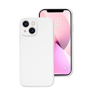 Imagem de para iPhone 14 13 11 12 Pro Max Mini Original Square Liquid Silicone Phone Case para XR XS 7 8 SE 14 Plus 14 Pro Protection Case, Branco, Para iPhone 7 8 Plus