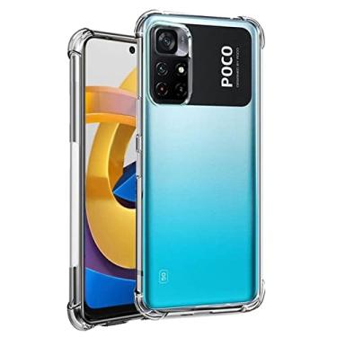 Imagem de Capa Protetora Para Xiaomi Poco M4 Pro 5g 6.6 com Tela de 6.6" Polegadas Capinha Case Transparente Air Anti Impacto Prote��o De Silicone Flex�vel