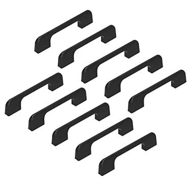 Imagem de Puxadores de gaveta, lindo design europeu exclusivo, 10 peças de puxadores de armário forte capacidade de rolamento com parafuso para guarda-roupa para janela para porta deslizante