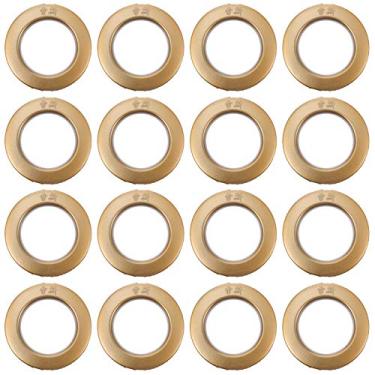 Imagem de Anéis de cortina de plástico Tehaux 80 peças argolas para ilhós de cortina de baixo ruído anel romano cego romano
