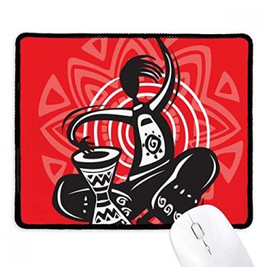 Imagem de Mousepad mexicano Celebre o México Mousepad com bordas costuradas Tapete de borracha para jogos