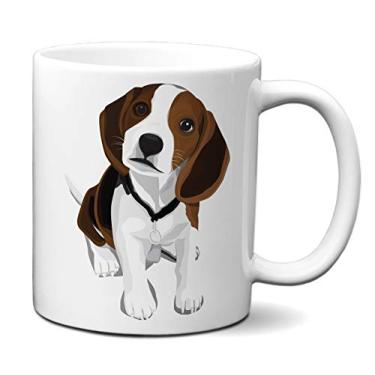Imagem de Caneca Eu Amo Beagle I love Pet Xícara Presente Criativo