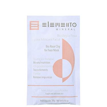 Imagem de Elemento Mineral Máscara Facial Bio Argila Rosa 30g Para Peles Frágeis e Delicadas Acalma Refresca e Clarea a Pele