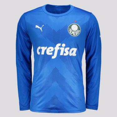 Imagem de Camisa Puma Palmeiras Goleiro I 2023 Manga Longa