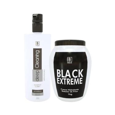 Imagem de Kit Shampoo Deep Clean Inblue E Btox Black Extreme Antifrizz