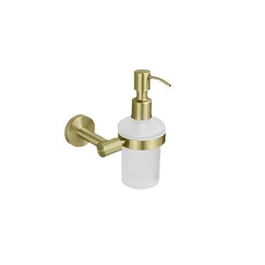 Imagem de Kit de ferramentas de ouro escovado para montagem na parede, barra de toalha de mão, suporte para rolo de papel higiênico, roupão, gancho, cabide para copo, conjunto de acessórios para banheiro, dispe