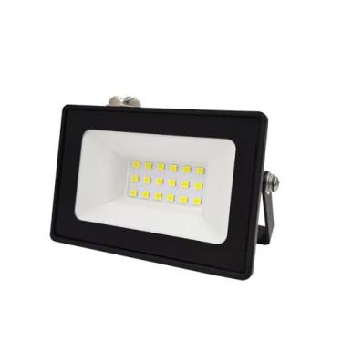 Imagem de Kit 10 Refletores Slim Led 20W 6500K Luz Branca Bivolt Sylvania By Ol Iluminação