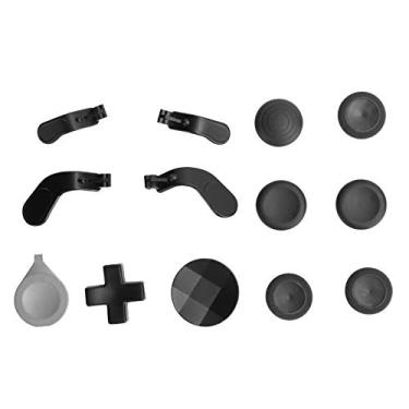 Imagem de Joysticks Paddles, Gamepad Swap Metal Mod Joysticks Paddles Acessório Substituição para One Elite Series 2 Controller (preto)